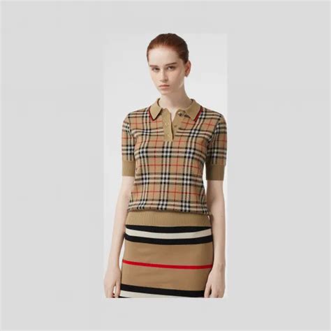 burberry 女士 polo 衫|品牌女士 T 恤衫和 Polo 衫 .